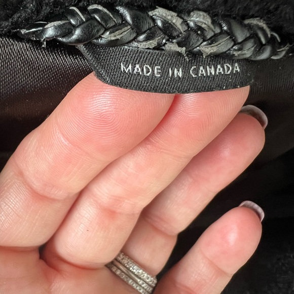 Mackage Wool & Cashmere Coat with leather trim - Picture 3 of 8